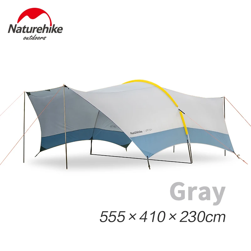 

Палатка для кемпинга Naturehike Cloud навес-купол, 150D, водонепроницаемая, большая площадь, портативное оборудование для путешествий, вечевечерние, ...