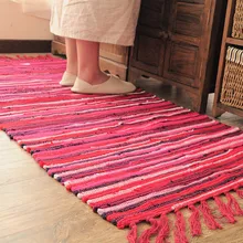 Boho Style Handmade Tassel Kichen Mat Carpets for Living room Area Rugs Outdoor Entrance Doormat Geometric Bath Floor Mats Hot Boho Style Handmade Tassel Kichen Mat Carpets for Living room Area Rugs Outdoor Entrance Doormat Geometric Bath Floor Mats Hot