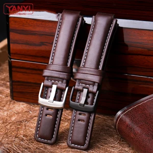Top Layer Cowhide Genuine Leather bracelet 24-16mm watchband for Timex T2n720 T45601 T2n739 Tide Series Watch band wristwatches Top Layer Cowhide Genuine Leather bracelet 24-16mm watchband for Timex T2n720 T45601 T2n739 Tide Series Watch band wristwatches