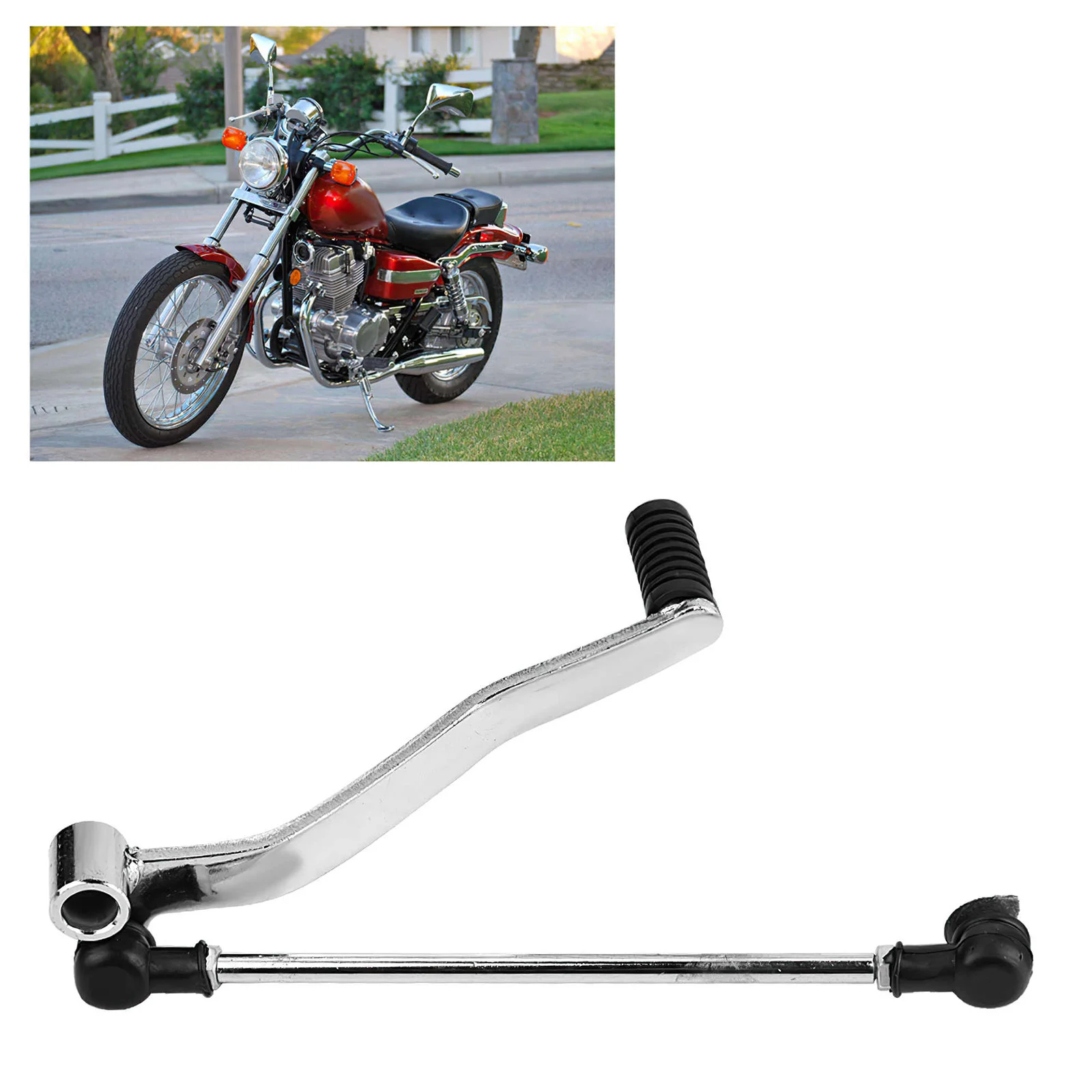 Металлический рычаг переключения передач для мотоцикла практичный портативный
