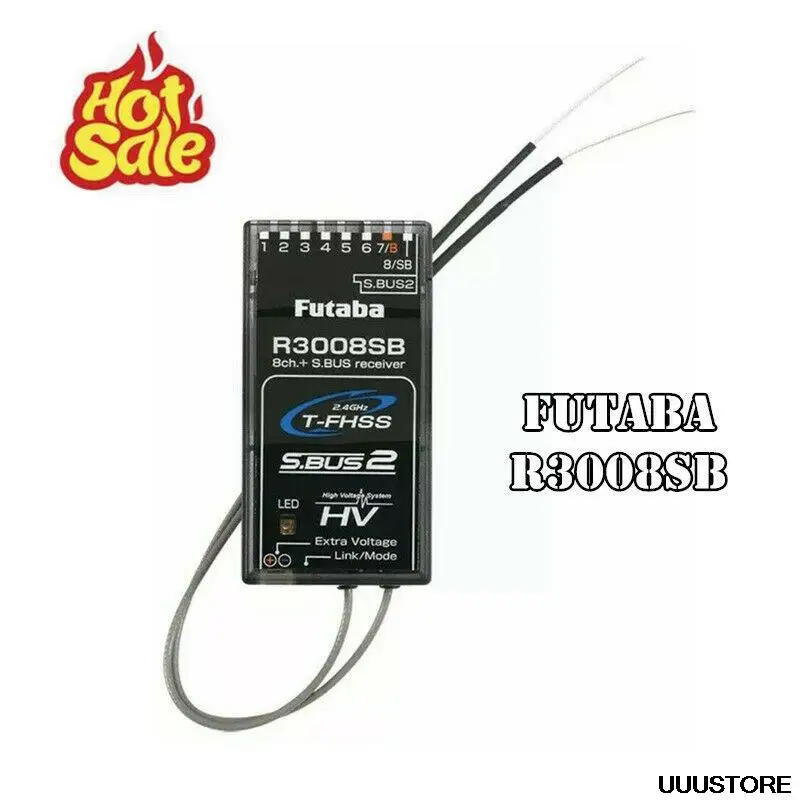 

Futaba R3008SB 2.4ghz FHSS Sbus Telemetry Quadcopter Drone Receiver 10J FUTL7685 for FUTABAT10J 18SZ 18MZ
