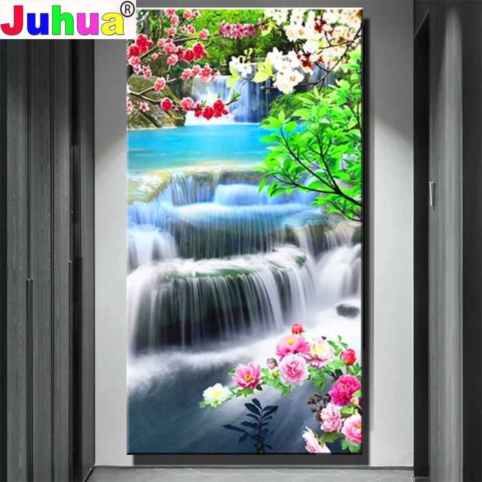 

Large 5D Diamond Painting,Landscape ,full,square,round diamond embroidery Sale mosaic diamond diy,Top Gift,waterfall