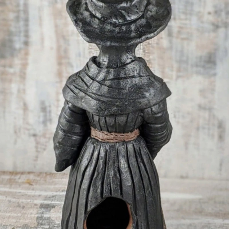 

Plague Dr Sculpture Cone Burner Incense Burner Resin Desktop Ornament Decoration