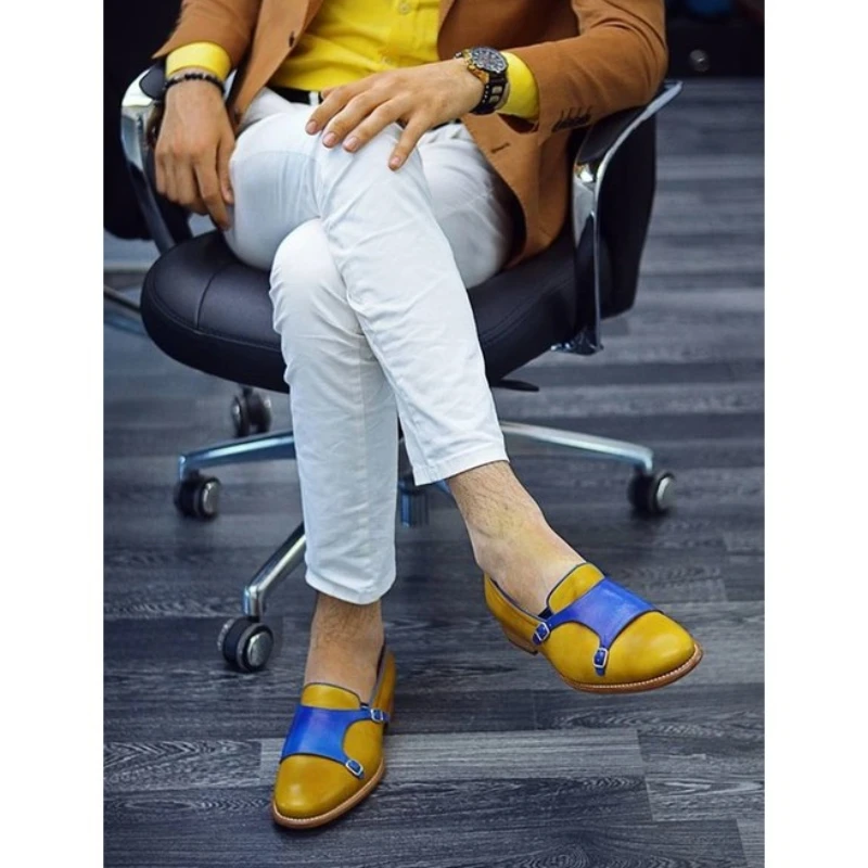 Loafers Shoes Men Fashion Slip on PU Leather Round Toe Low Heel Comfortable Classic Autumn Мужская повседневная обувь KN408 lenkisen tassel full grain leather round toe slip on low heel high street fashion mules classic leisure women big size pumps l06