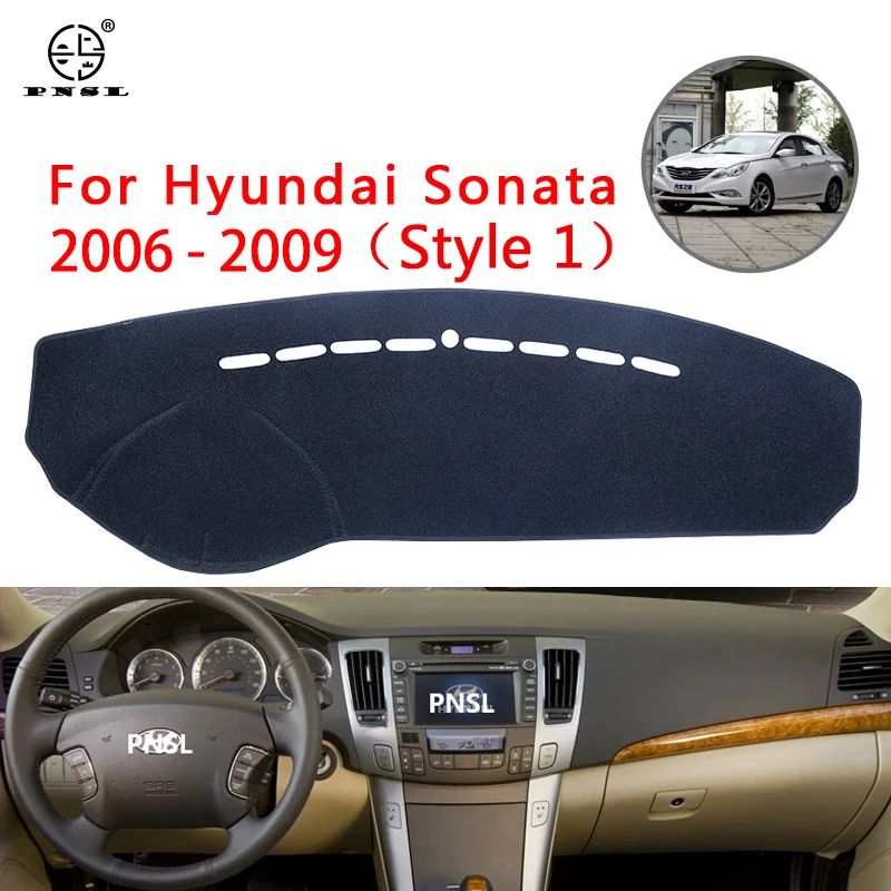 Hyundai Sonata NF 2005 2006 2007 2008 2009 kaymaz Mat Dashboard kapak Pad güneşlik Dashmat halıyı korur araba aksesuarları