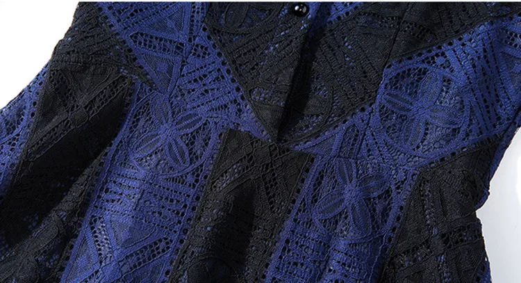 

Nuevo primavera moda estilo ingls lujo elegante Delgado seoras vestido de fiesta mujeres Casual Vestidos de encaje Vestidos