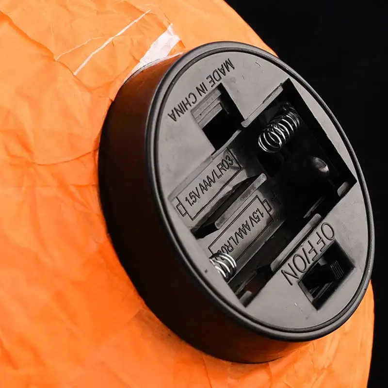 Вечерние бумажные фонари для декора Хэллоуина светодиодный лампион подвесной