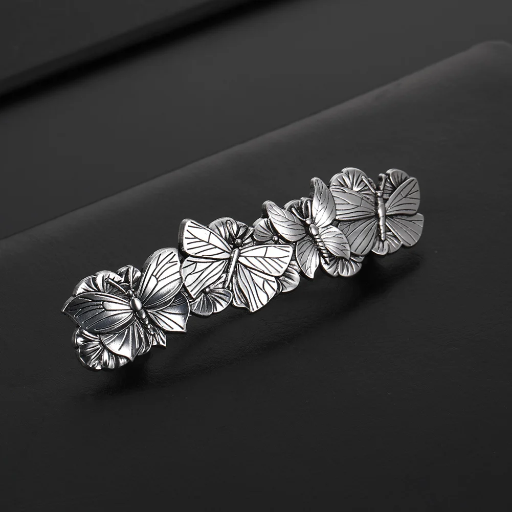 Женская винтажная Тиара для волос Skyrim металлическая заколка-бабочка невесты