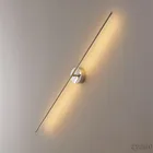 Роскошные золотистые настенные лампы с геометрическими линиями, дизайнерская простая прикроватная лампа для гостиной, спальни, светильник с зеркалом, освещение для стены в гостинице, коридоре