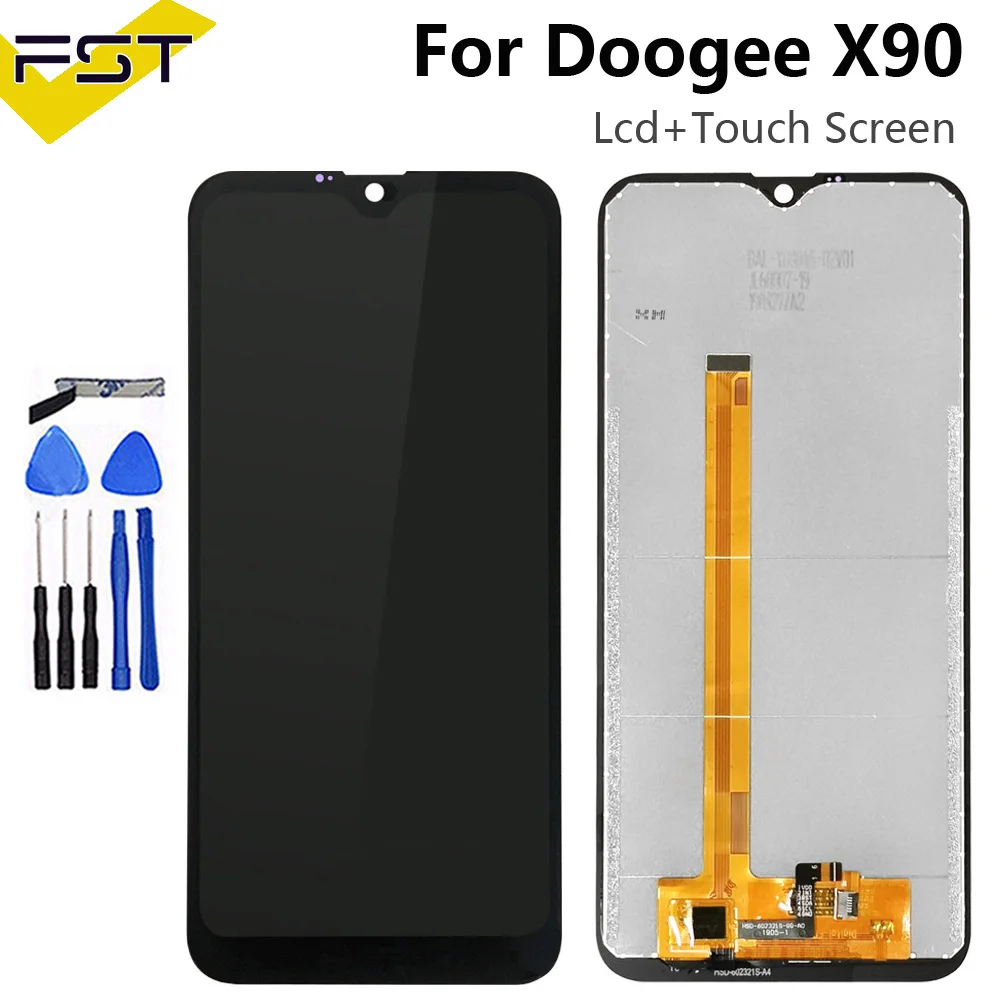 6 1 'Для Doogee X90 ЖК дисплей Дисплей и кодирующий преобразователь сенсорного экрана