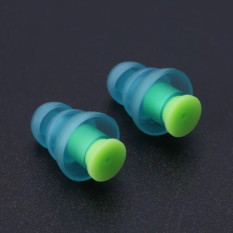 

57EC 1 Pair Silicone Earplugs Noise Cancelling Reusable Ear Plugs Hearing Protection