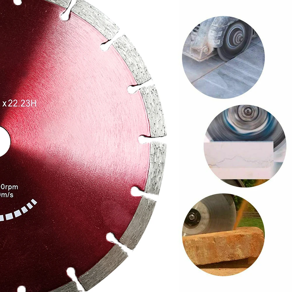 

12Mm Segment Height Cutting Tool 2.6mm Thickness 22.23mm Bore 230mm 3PCS