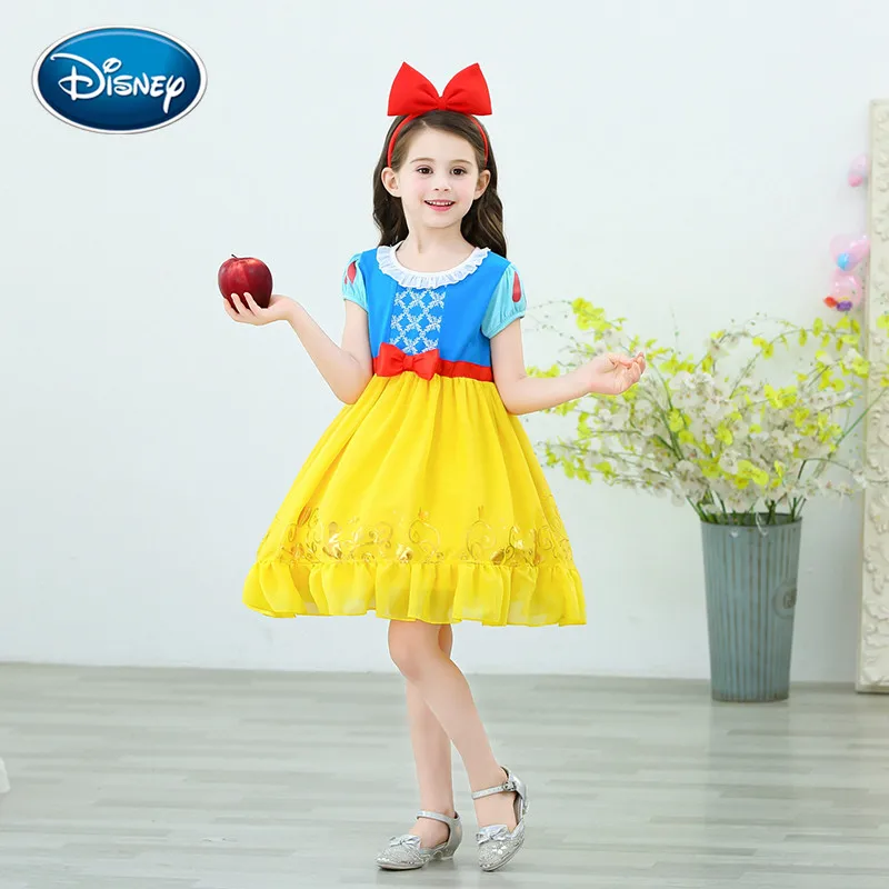 Disney на хеллоуин для девочек Летнее платье Белая юбка Детский костюм костюмы