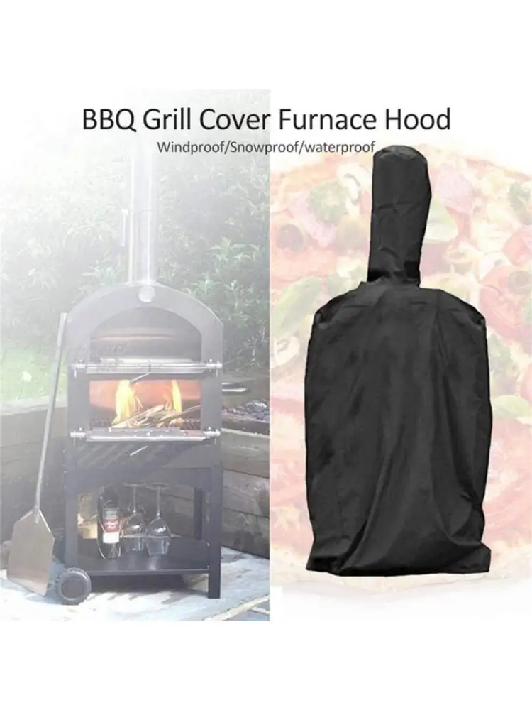 Патио открытый крышка печи для пиццы Ткань Оксфорд древесный уголь печь