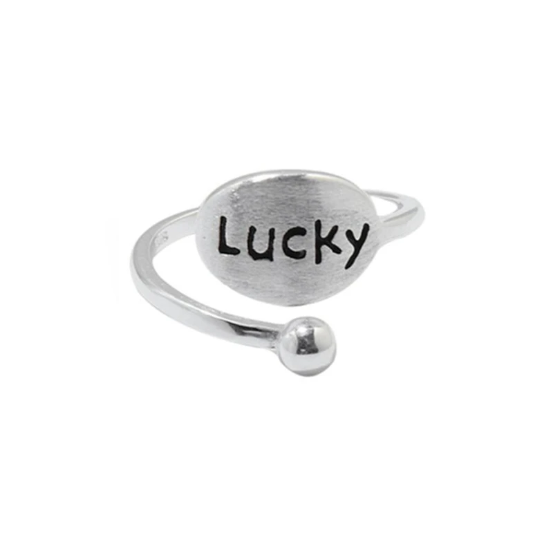 Sole Memory Simple Luck двухслойные универсальные милые женские открытые кольца из
