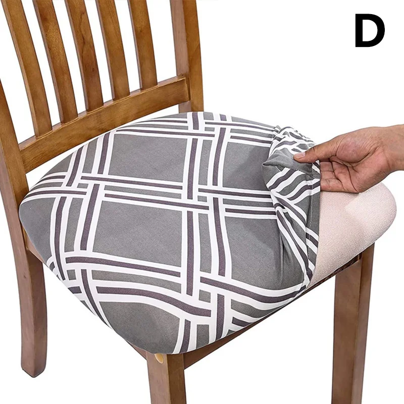 1 шт. съемное эластичное защитное сиденье для обеденного стула чехол сиденья с