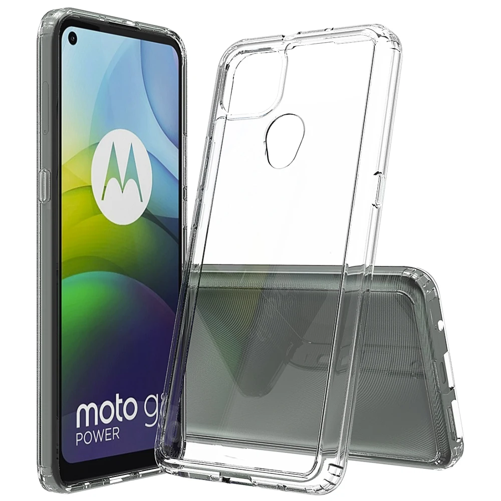 

Shockproof Case For Motorola Moto G9 Power G Play 2021 G 5G Plus G8 Power Lite Anti-Scratch Clear Crystal Hard Cover MotoG9