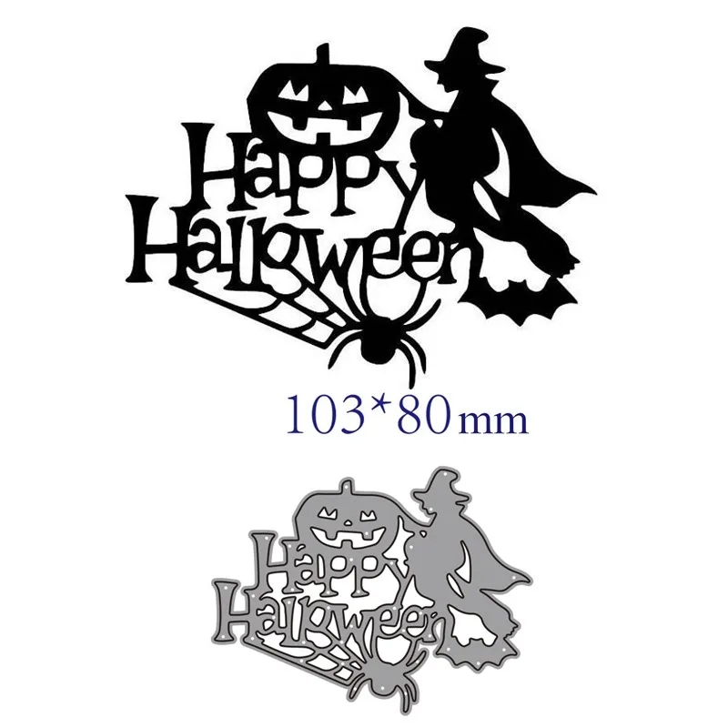 

Металлические штампы для вырезания форма для Хэллоуина украшение для скрапбукинга бумаги рукоделия ножа форма лезвие Дырокол трафареты шт...