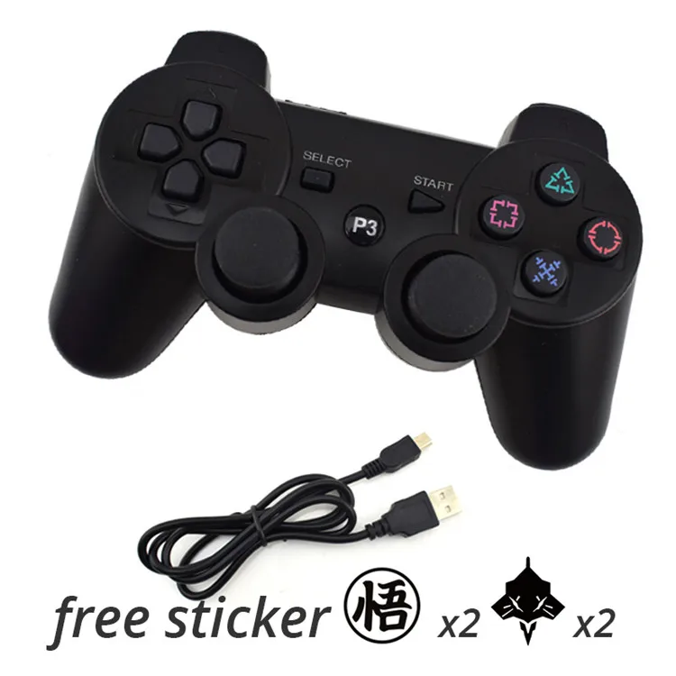 Данные лягушка беспроводной геймпад для sony PlayStation 3 геймпады PS3 ПК джойстик игровой контроллер Bluetooth двойная вибрация