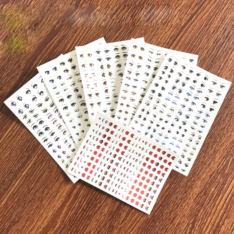 Куклы глаза Пастер Глаза наклейки аксессуары для куклы сделай сам мультфильм
