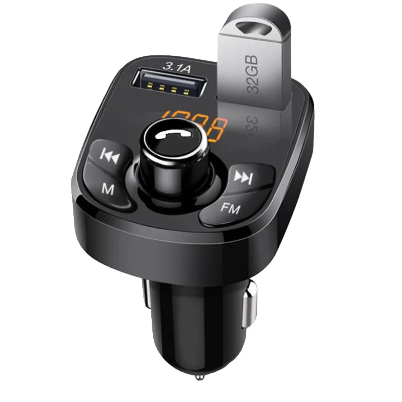 Комплект Автомобильный KEBIDU FM трансмиттер Bluetooth 5 0 MP3 модулятор беспроводная