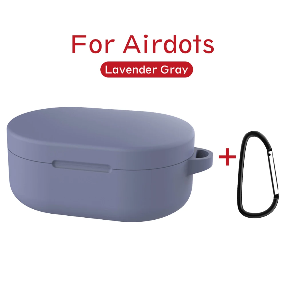 Чехол для Xiaomi Redmi Airdots силиконовый чехол Air Dots TWS Youth Version наушников с крючком защиты