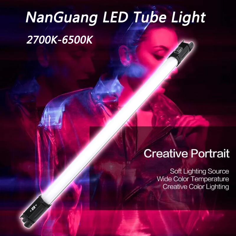 Nanlite Pavotube светодиодный ламповый светильник 15c 30c 77 см 117 RGB Цвет 2700K 6500K ручной