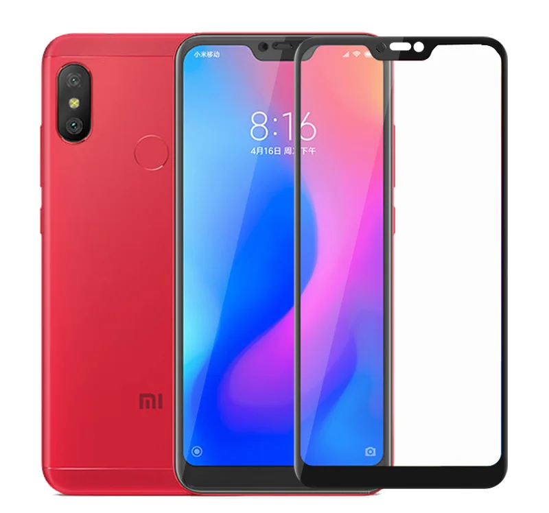 2 шт. Полное стекло для Xiao mi Red mi 6 6A Note6 Pro закаленное стекло для Xiaomi mi 6 6X Red mi Note 6 Pro A2 Lite Защитная пленка для экрана