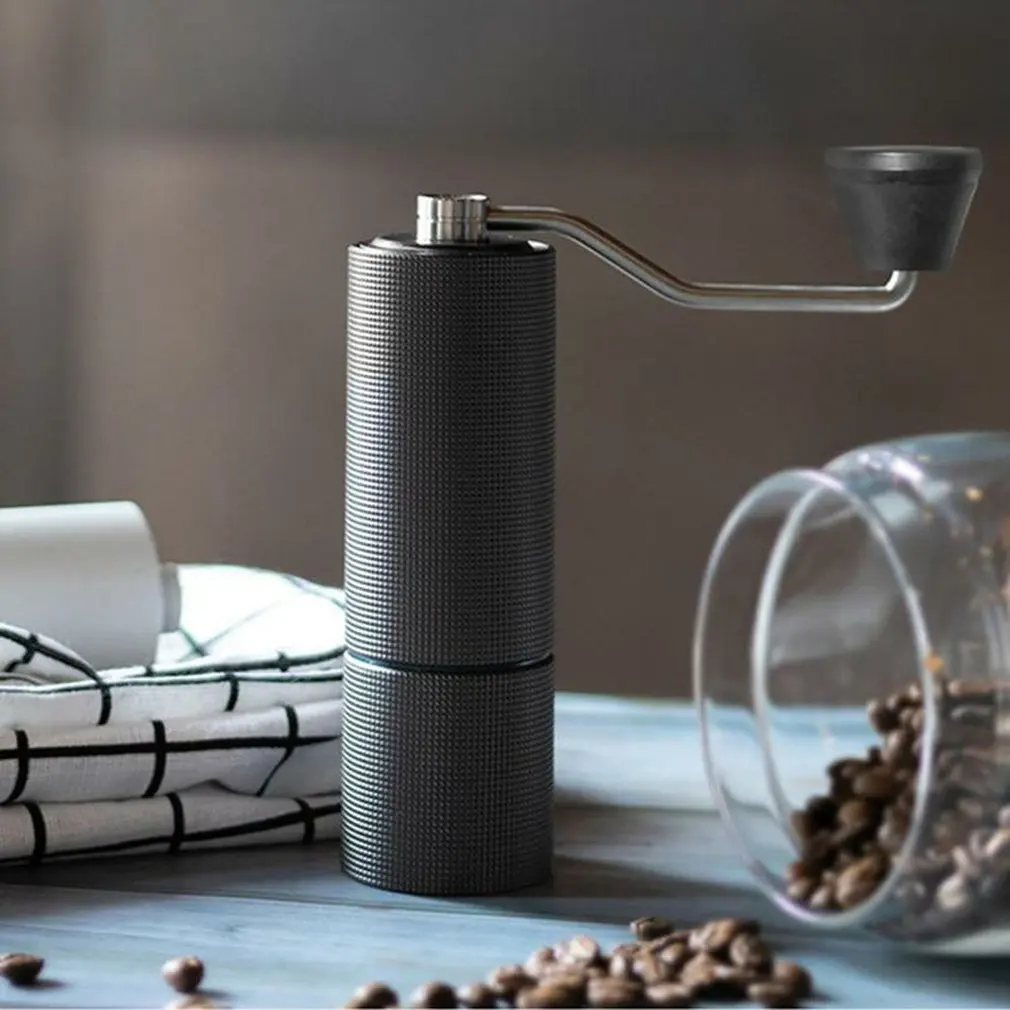 

New Hand-made Coffee Grinder Household Double Bearing Positioning Coffee Making High Precision Coffee Grinder Easy To Carry