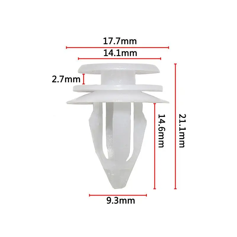 

50Pcs Car Bumper Fasteners Rivet Retainer Push-In Car Cover Fender Car Door Clamp Panel Clamp Car Plastic Fasteners for BMW BE36