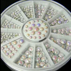 1 шт., белый зеркальный блестящий порошок для ногтей