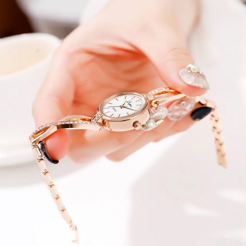 

Women Casual Beauty Simple European Fashion Small Delicate Bracelet Watch rose quartz watch women watches #10