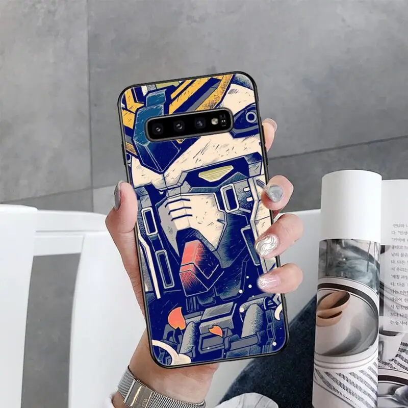 Популярный чехол для телефона Gundam с аниме DIY Samsung S6 S7 edge S8 S9 S10 e plus A10 A50 A70 note8 J7
