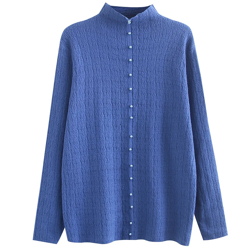 Повседневные незаменимые свитера размера плюс осень 2019 женские модные свободные