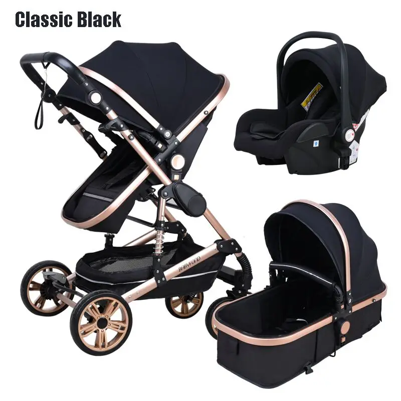 Прямая поставка детская коляска 3 в 1 Babyfond с высоким ландшафтом