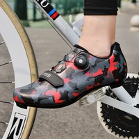2021 camouflage professional road cycling footwear men self locking athletic bicycle shoes spd men breathable mens bike sneakers