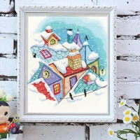 zz1383 diy homefun cross stitch kit packages counted cross stitching kits new pattern not printed cross stich painting set
