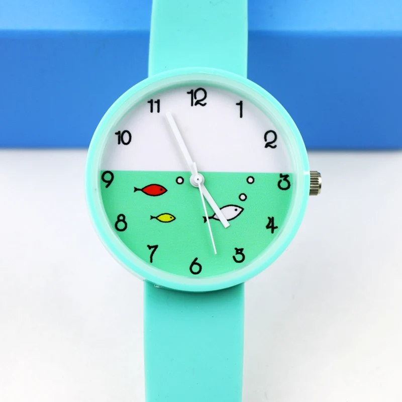 

New Soft Silicone Child Watches Girls Fashion Quartz Wristwatch For Woman Clock Female Hours Relog Montre Femme
