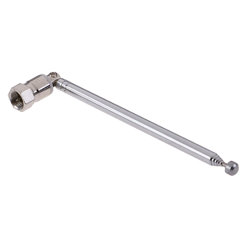 

F Type 6 Section Connector Telescopic Aerial Antenna TV Radio Antenna
