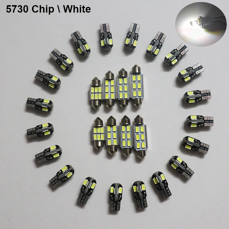 White 5730 chip ShinMan 15x багажник светильник светодиодный автомобильный светильник светодиодный Автомобильный интерьер автомобильный светильник ing для Toyota Land Cruiser светодиодный светильник для интерьера 1998-2007 - Испускаемый цвет: White 5730 chip