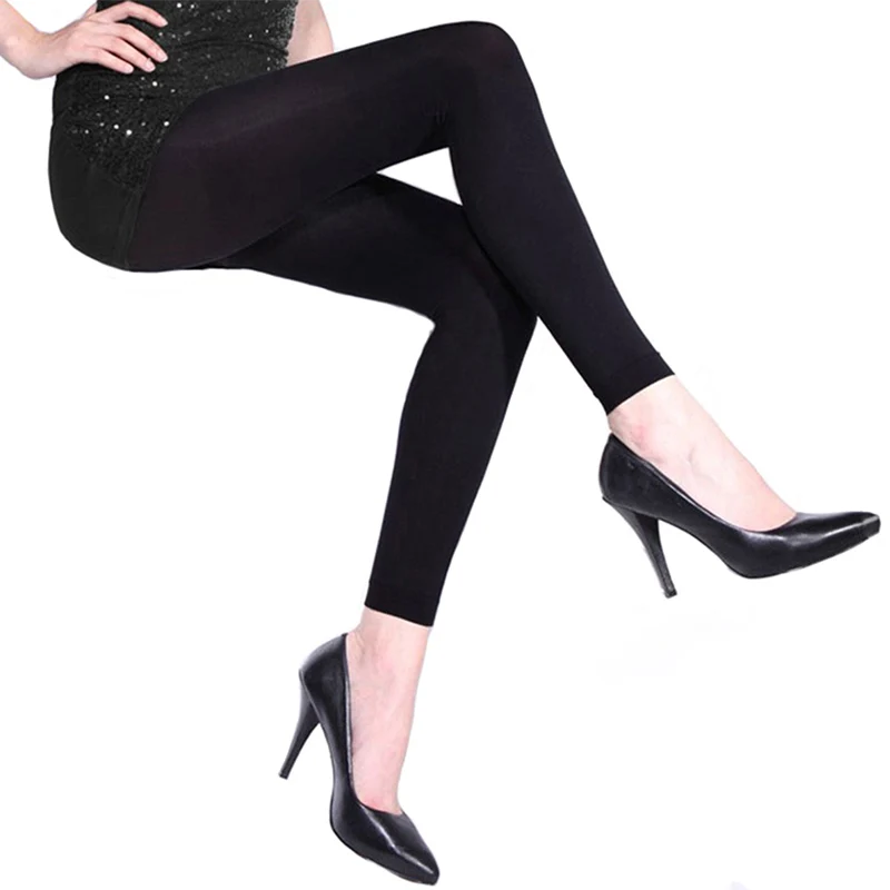 Женские пикантные бесшовные колготки 120D плотные облегающие фантазийные теплые