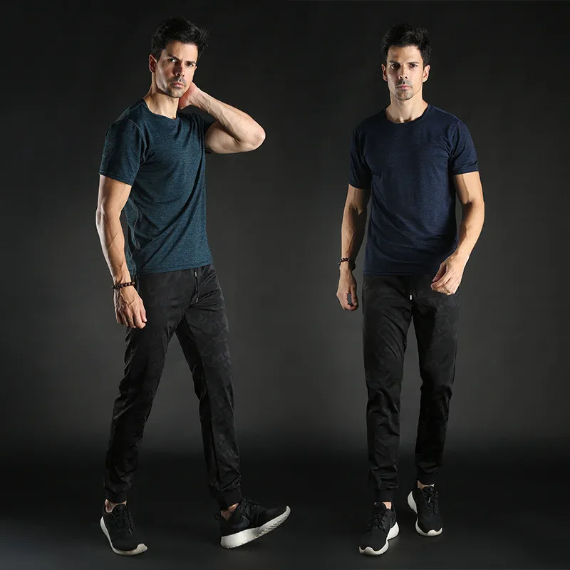 

2186- Short-sleeved t-shirt men's summer new lapel cotton loose five-point sleeve half-sleeved polo shirt