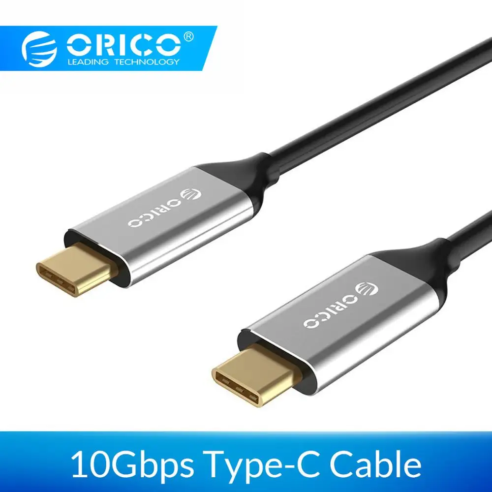 Кабель ORICO USB 3,1 type C-type c 10 Гбит/с 5А QC3.0 для быстрой зарядки кабель type-c для мобильного телефона Macbook Matebook ноутбука