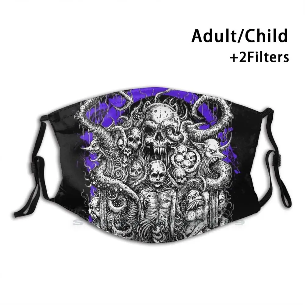 The Horde для взрослых и детей моющиеся смешное лицо маска с фильтром Легион монстров