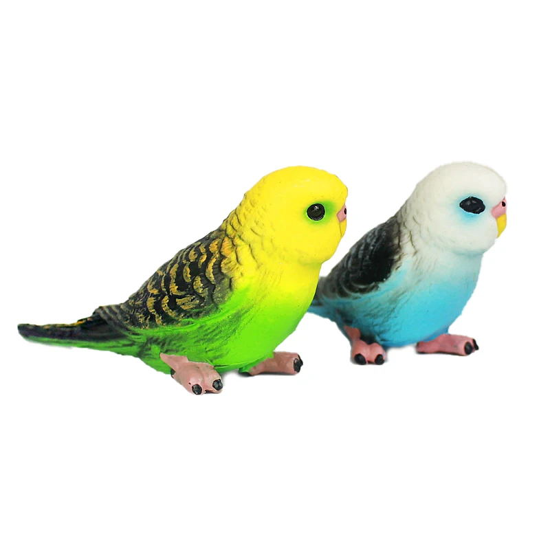 

Творческий Имитация попугая попугай миниатюрный пейзаж орнамент животных модель газон Фигурка Искусственный птица Подставки для фотограф...