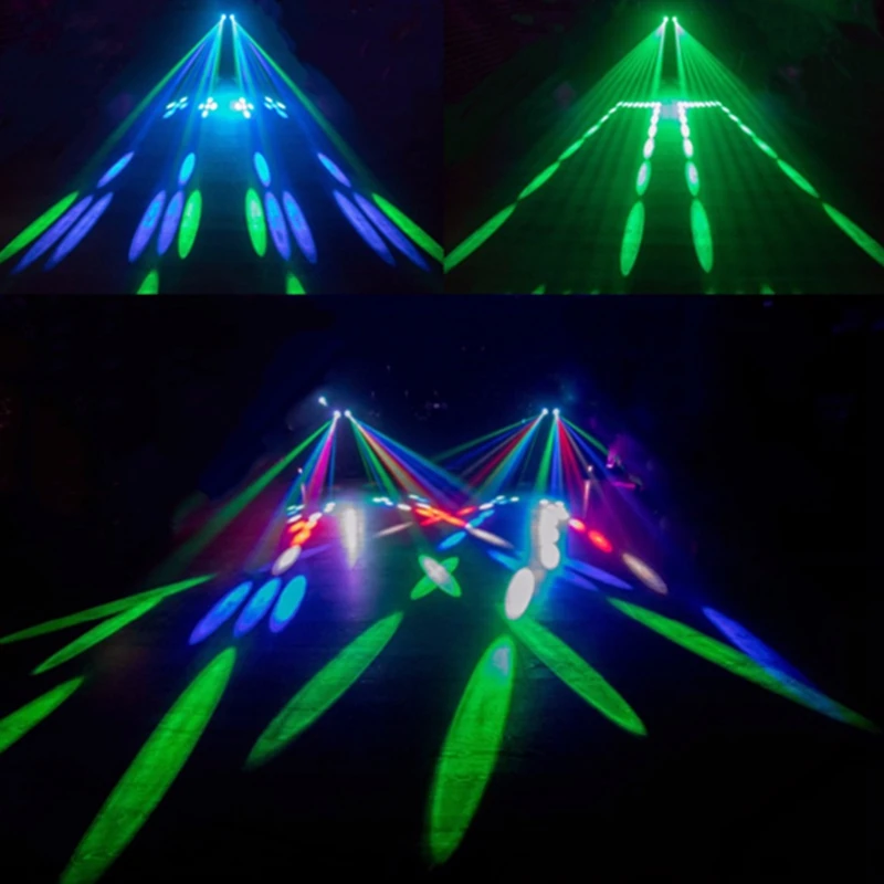 Светодиодный сцсветильник прожектор с двойной головкой и голосовым управлением