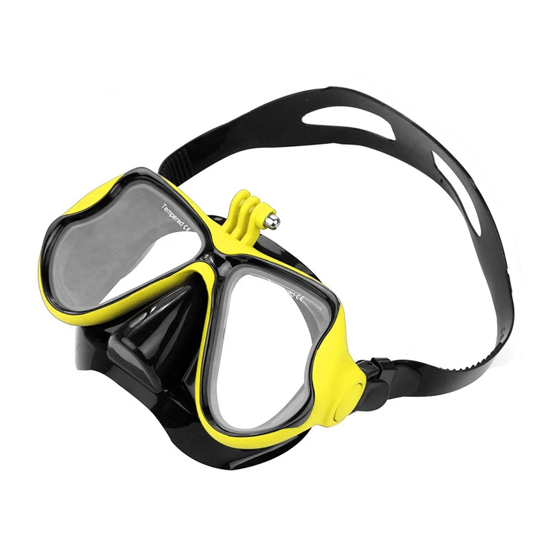 Маска для плавания закаленные очки маска дайвинга камеры GoPro Hero 9 8 7 6 5 Sjcam Sj8 Yi 4K Eken