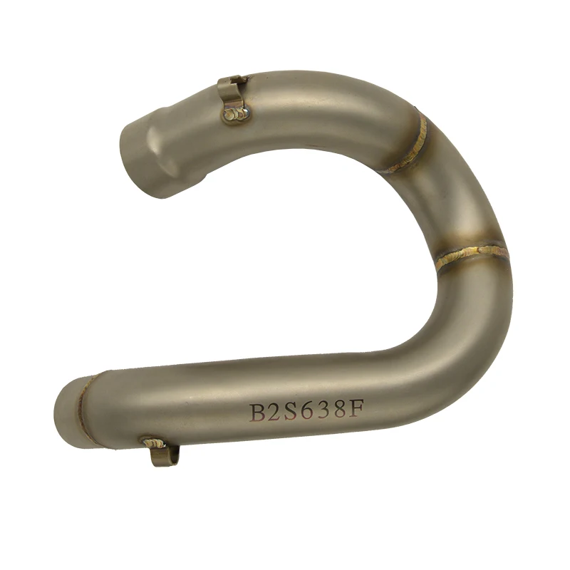 

KTM Motorcycle Exhaust Middle Pipe Link Pipe Slip On Section Muffler For KTM 250SX/XC 2013 2014 2015 Motocross CNC Bent Tube