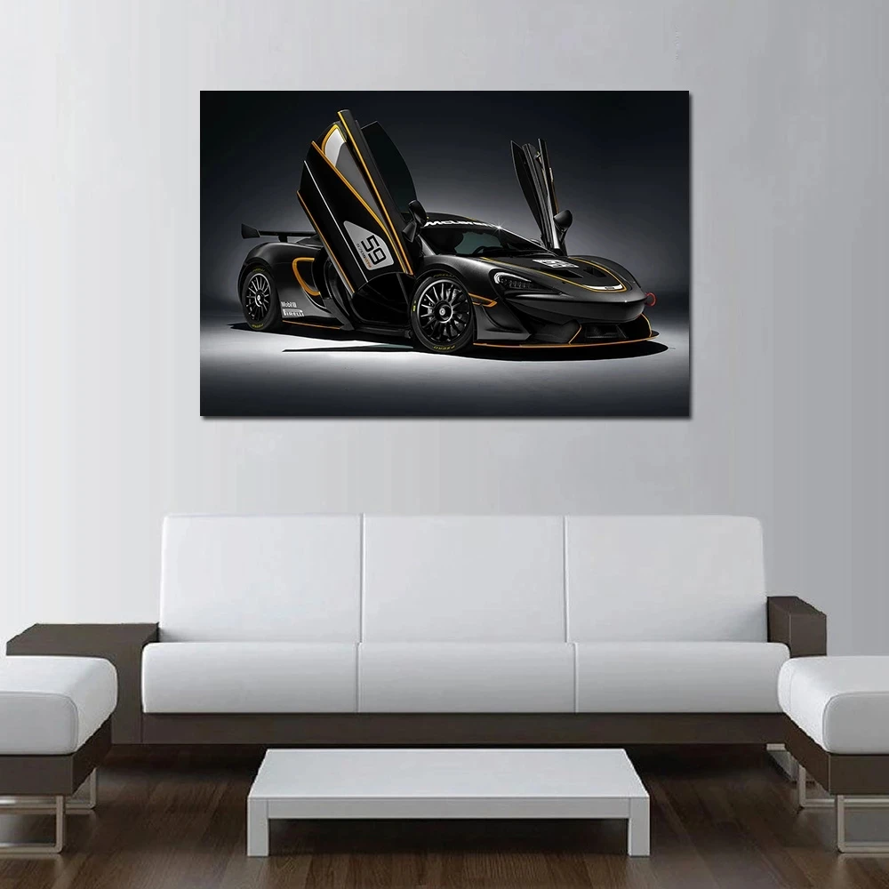 Современные постеры Mclaren GT с изображением спортивного автомобиля классные