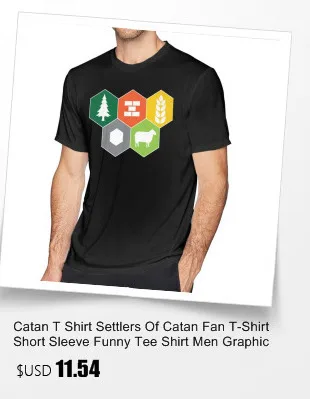 Catan, футболка, Settlers Of Catan Fan, футболка, забавная футболка с коротким рукавом, футболка для мужчин, с графическим рисунком, для пляжа, хлопка, большая футболка